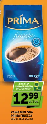 Kawa mielona Prima Finezja promocja w Groszek