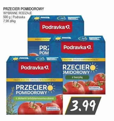 Przecier pomidorowy klasyczny Podravka promocja w Słoneczko