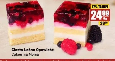 Ciasto Leśna Opowieść Cukiernia Monia promocja w API Market