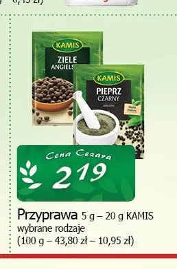 Przyprawa Kamis promocja w CEZAR Delikatesy
