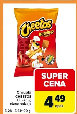 Chrupki Cheetos Ketchup promocja w Carrefour Express