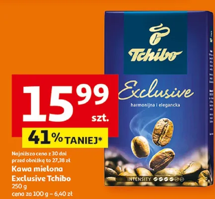 Kawa mielona Exclusive Tchibo promocja w Auchan