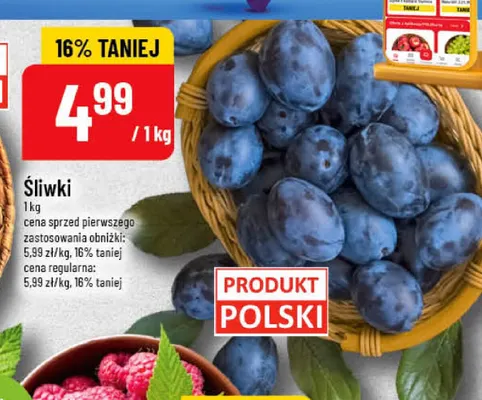 Śliwki polskie promocja w POLOmarket