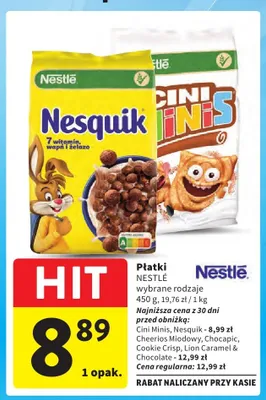 Płatki Nestlé Lion Caramel & Chocolate promocja w Intermarche