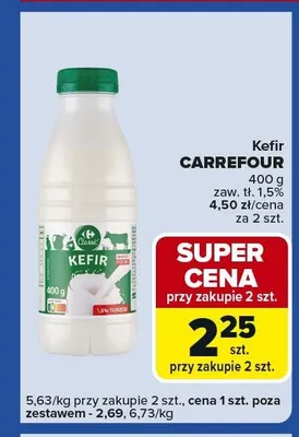Kefir promocja w Carrefour Express