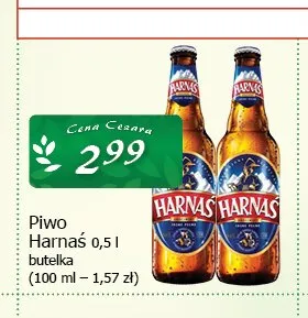 Piwo Harnaś promocja w CEZAR Delikatesy