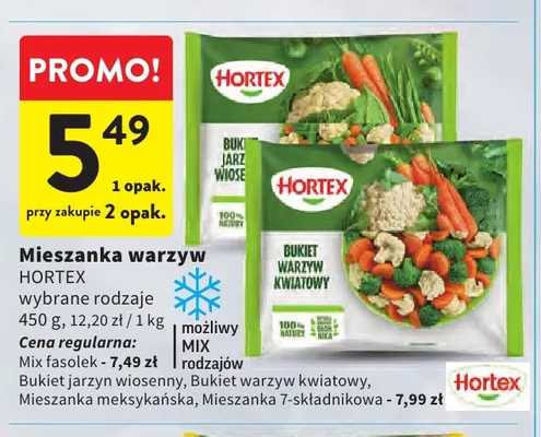 Mieszanka warzyw Hortex Mix fasolek promocja w Intermarche