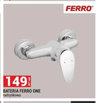 Bateria natryskowa Ferro One FERRO promocja w Merkury Market