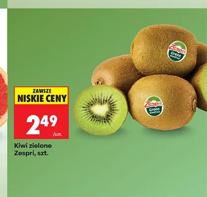 Kiwi zielone Zespri promocja w Biedronka
