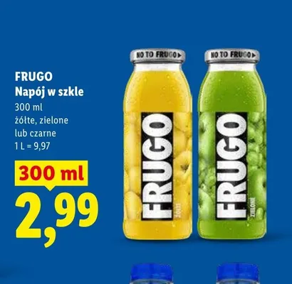 Napój w szkle Frugo czarne promocja w Lidl