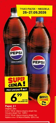 Napój gazowany Pepsi Zero promocja w Twój Market