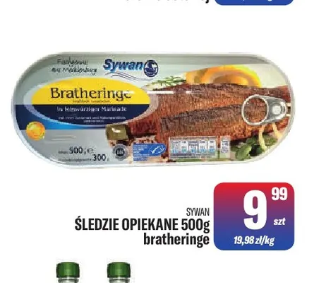 Śledzie opiekane bratheringe Sywan promocja w Tomi Markt