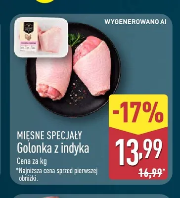 Golonka z indyka Mięsne Specjały promocja w Aldi