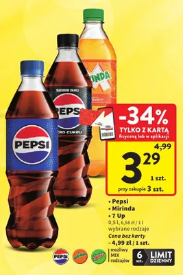 Napój gazowany 7 Up promocja w Intermarche