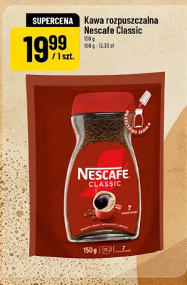 Kawa rozpuszczalna Nescafe Classic promocja w POLOmarket