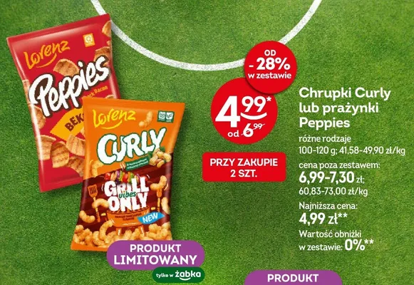 Chrupki Curly Lorenz promocja w Żabka