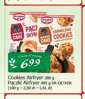 Cookies Airfryer Dr. Oetker promocja w CEZAR Delikatesy