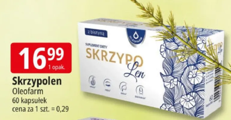 Skrzypolen Oleofarm promocja w Leclerc