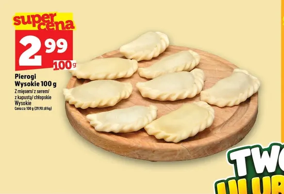 Pierogi chłopskie Wysokie promocja w TOPAZ