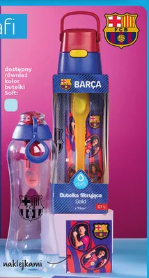 Butelka filtrująca Dafi Fc Barcelona Solid promocja w Biedronka