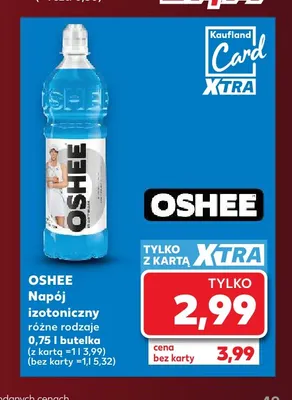Napój izotoniczny Oshee promocja w Kaufland