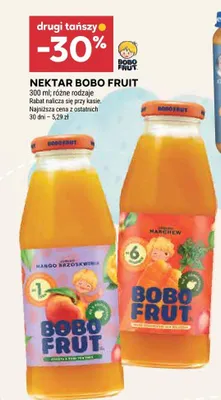 Nektar Bobo Frut mango brzoskwinia promocja w Stokrotka