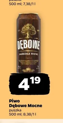 Piwo Dębowe Mocne promocja w Netto