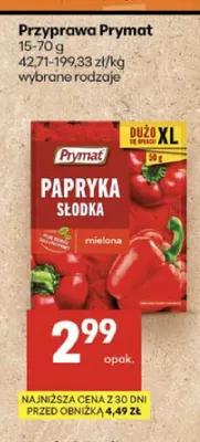Przyprawa Prymat promocja w Delikatesy Centrum