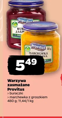 Warzywa zasmażane buraczki Provitus promocja w Netto
