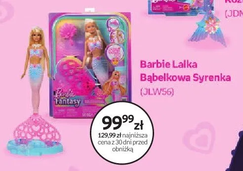 Lalka Barbie Bąbelkowa Syrenka promocja w Dzień Dziecka
