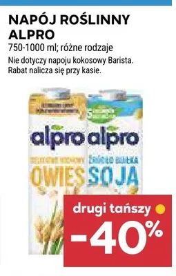 Napój roślinny Alpro owies promocja w Stokrotka