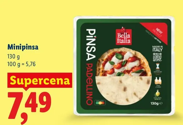 Minipinsa Bella Italia promocja w Lidl