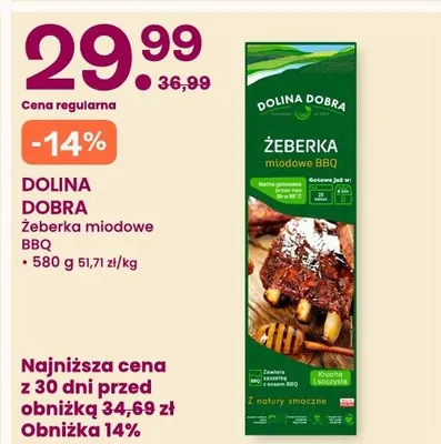 Żeberka miodowe BBQ promocja w Frisco