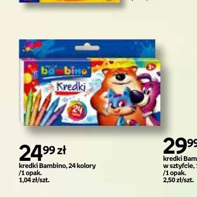 Kredki Bambino 24 kolory promocja w Empik