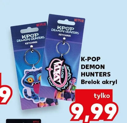 Brelok akrylowy K-POP DEMON HUNTERS promocja w BACK TO SCHOOL