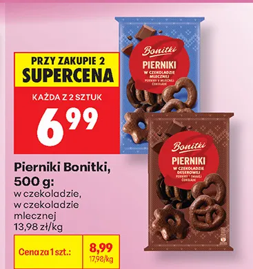 Pierniki w czekoladzie Bonitki promocja w Biedronka
