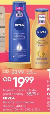 Balsam do ciała Nivea promocja w Super-Pharm