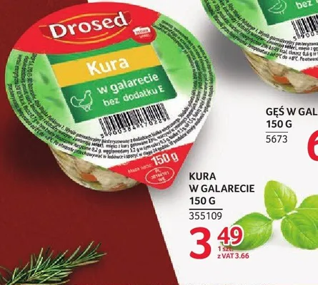 Kura w galarecie Drosed promocja w Selgros