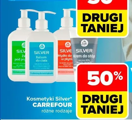 Balsam do ciała Silver promocja w Carrefour Market