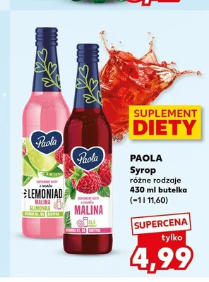 Syrop Paola promocja w Kaufland