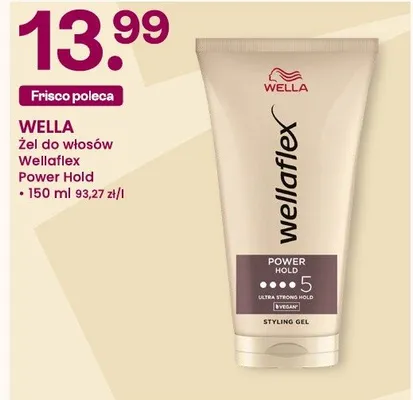 Żel do włosów wella wellaflex power hold promocja w Frisco