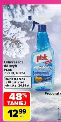 Odmrażacz do szyb Plak promocja w Carrefour