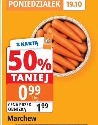 Marchew promocja w Leclerc
