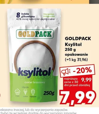 Ksylitol Goldpack promocja w Kaufland