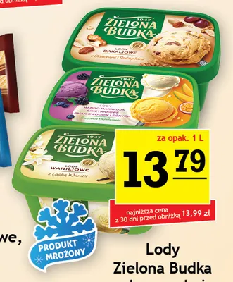 Lody Zielona Budka promocja w Gram Market