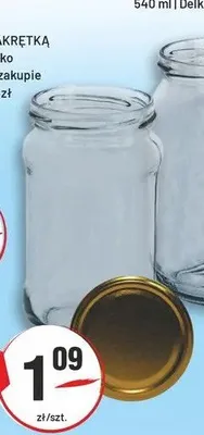Słoik z zakrętką Delko 315 ml promocja w Sedal