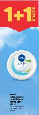 Krem intensywnie nawilżający Nivea Soft promocja w Netto