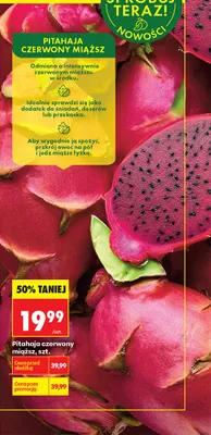 Pitahaja, szt. promocja w Biedronka