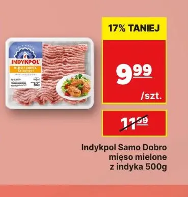 Mięso mielone z indyka Samo Dobro Indykpol promocja w API Market