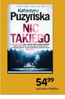 Książka Katarzyna Puzyńska Nic takiego promocja w Empik